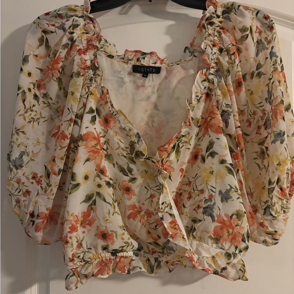 1. State Floral Women's Blouse